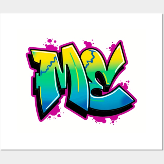 Me style Graffiti Wall Art by MimASM